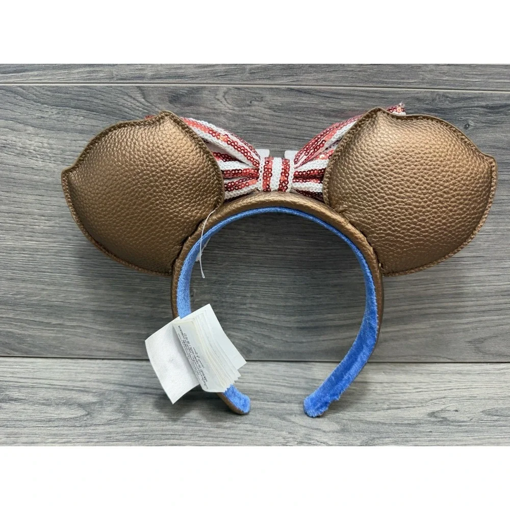 Disney Parks Marvel Captain America Ear Headband for Adults Red White Blue Ears